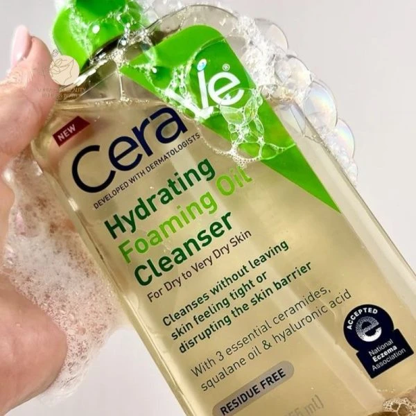 پاک کننده روغنی کف کننده آبرسان سراوی مدل Hydrating