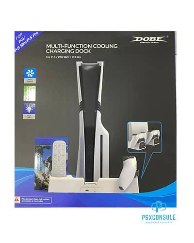 پایه خنک‌کننده و شارژر چندمنظوره DOBE مدل TP5-3532B برای پلی استیشن 5 (PS5)