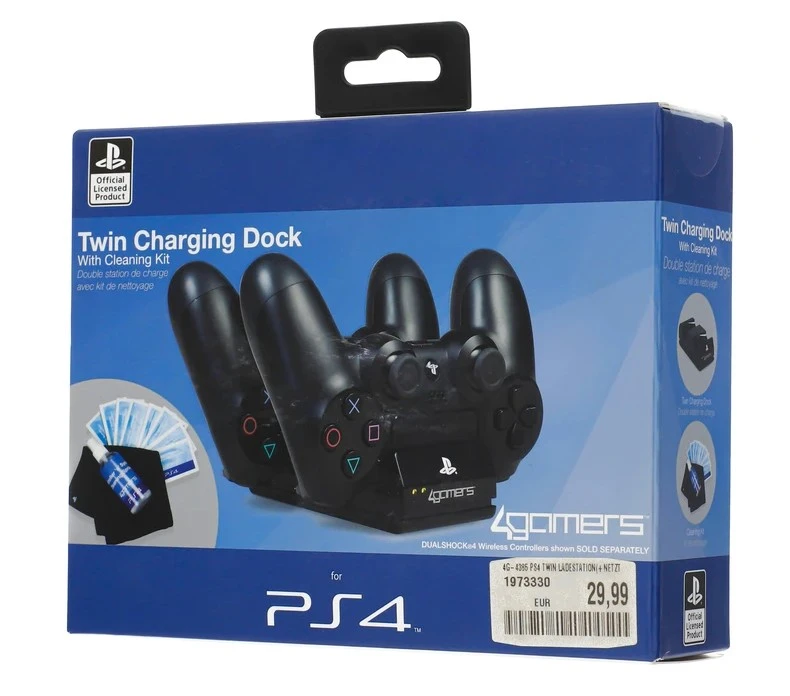 پایه شارژر دسته بازی پلی‌استیشن 4 همراه اسپری تمیزکننده 4gamers