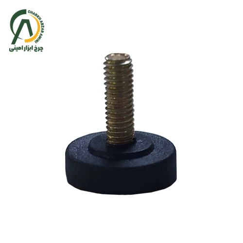 پایه لاستیکی نرم گرد پیچ 6 کوتاه