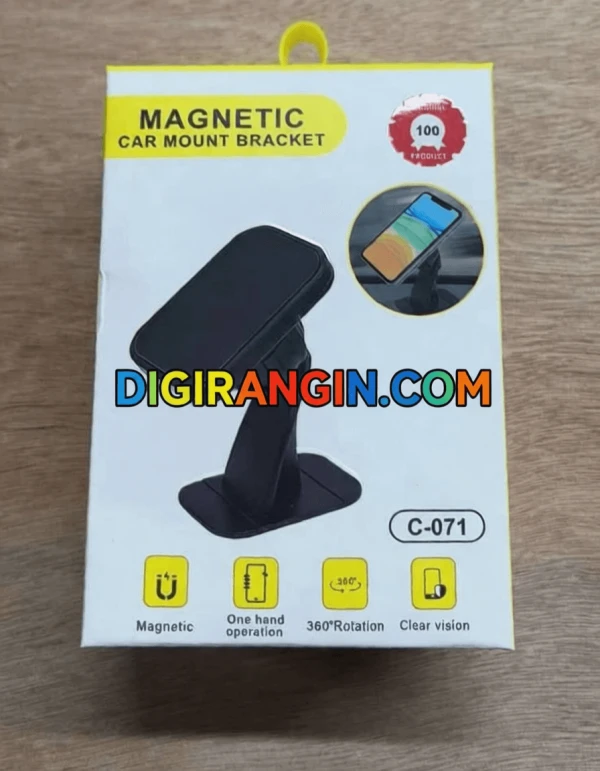 پایه نگهدارنده موبایل آهن‌ربایی مدل C-071 | پایه مغناطیسی قابل چرخش مناسب میز و خودرو**