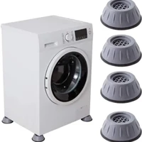 پایه و لرزه گیر ماشین لباسشویی و ظرفشویی مکنده دار مدل بهار ، سایز استاندارد بسته ۴ عددی