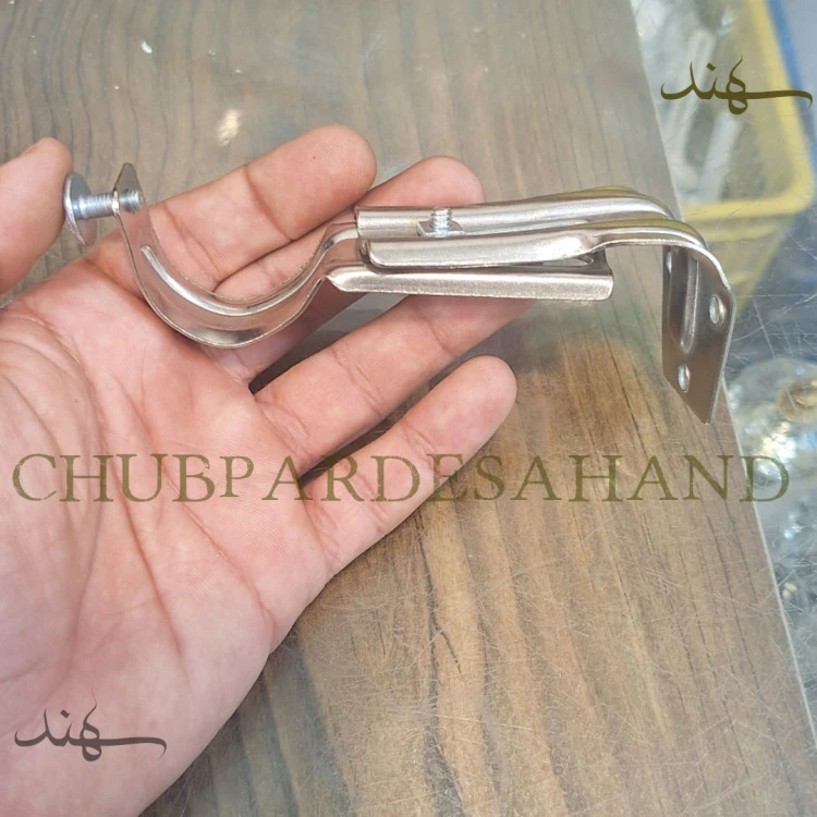 پایه پانچ دیواری نقره ای