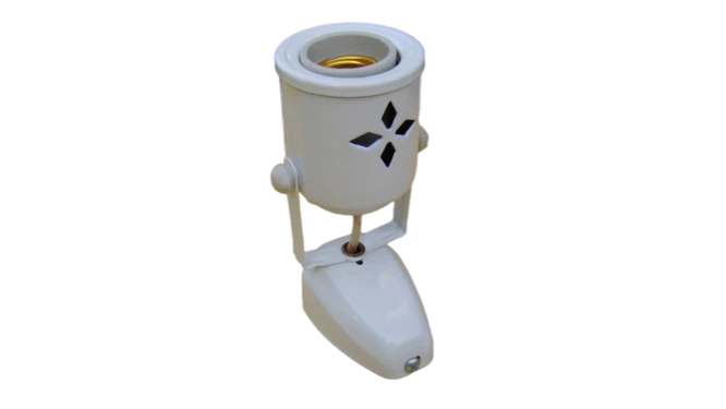 پایه چراغ سقفی و دیواری فلزی E27 – مناسب لامپ LED و رشته‌ای