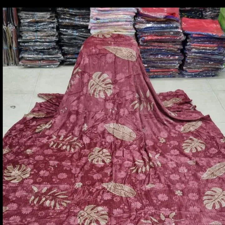 پتو دونفره القصر برجسته چهارفصل گلدار با کیفیت ژله‌ای