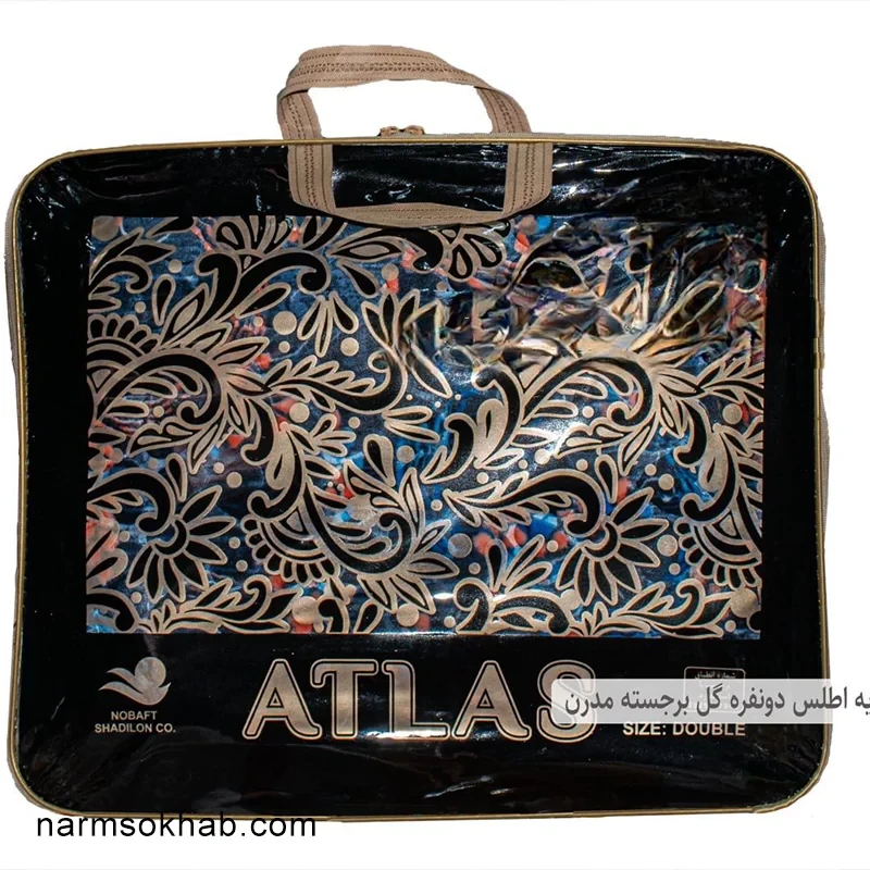 پتو دونفره دولایه لمینتی اطلس + عمده