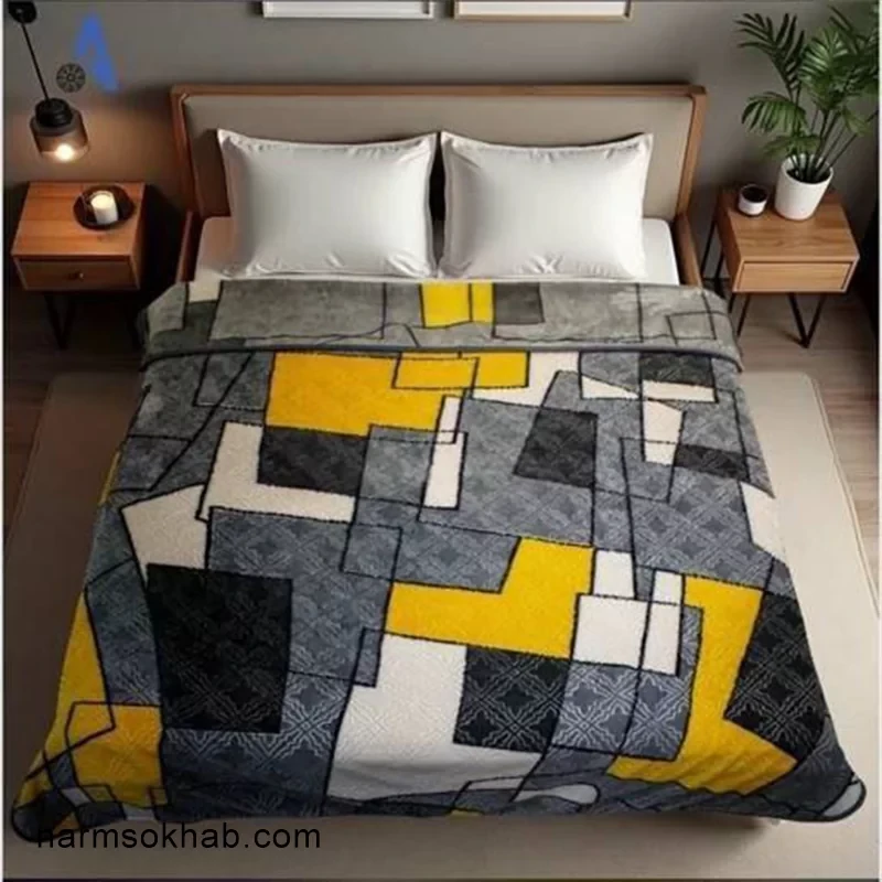 پتو مسافرتی چهار فصل راژان گلدار دو نفره + عمده