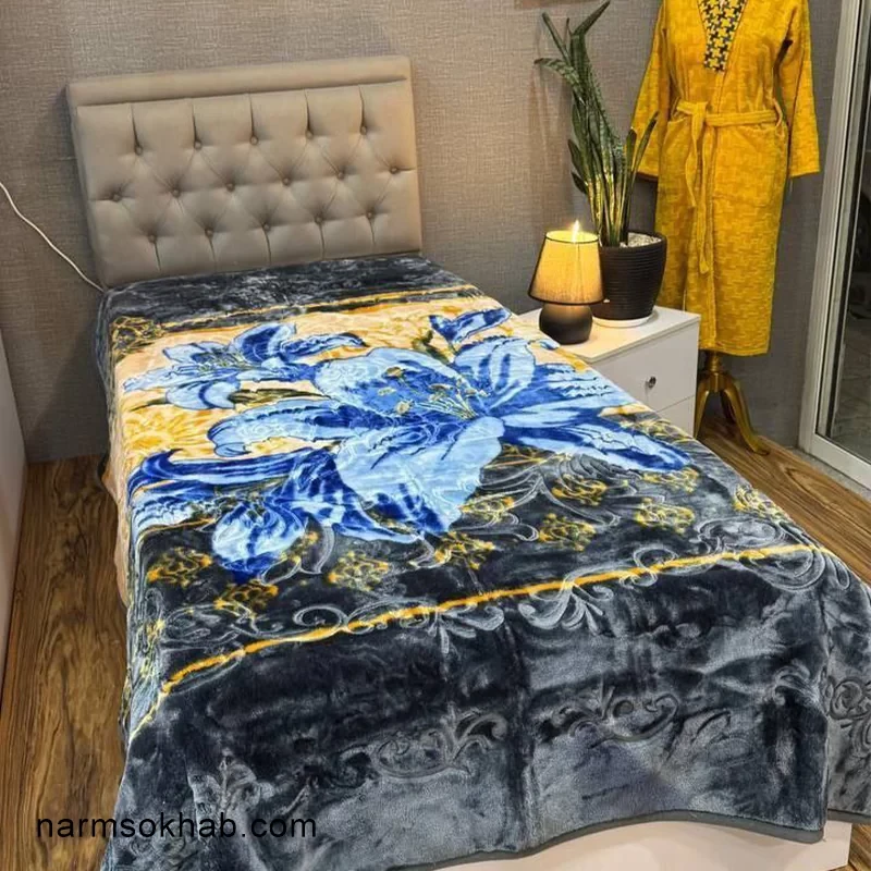 پتو پریما گلدار و الوان دو نفره + عمده