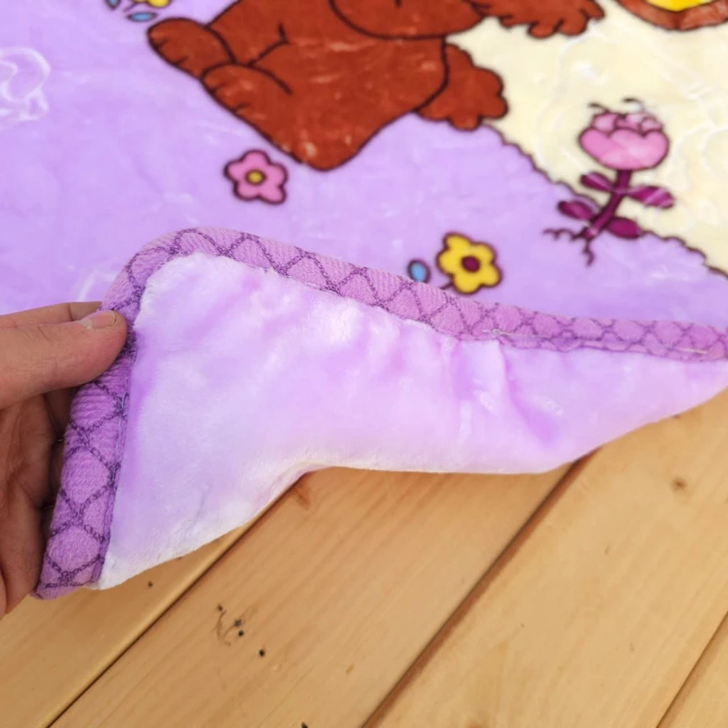 پتو کودک مدل خرگوش سایز 120x100 سانتی متر