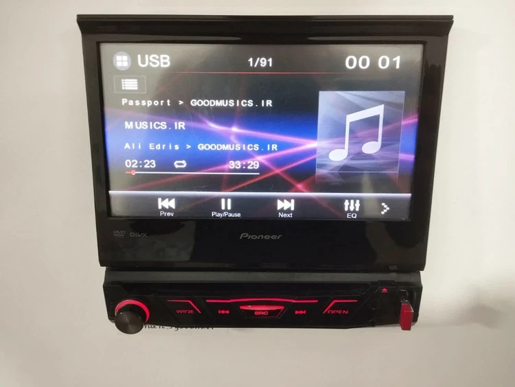 پخش ایندش پایونیر AVH-3750DVD شش خروجه تصویری