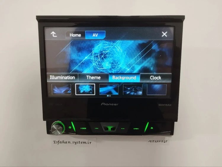 پخش ایندش پایونیر AVH-X6850DVD شش خروجه تصویری ۶ ولتی