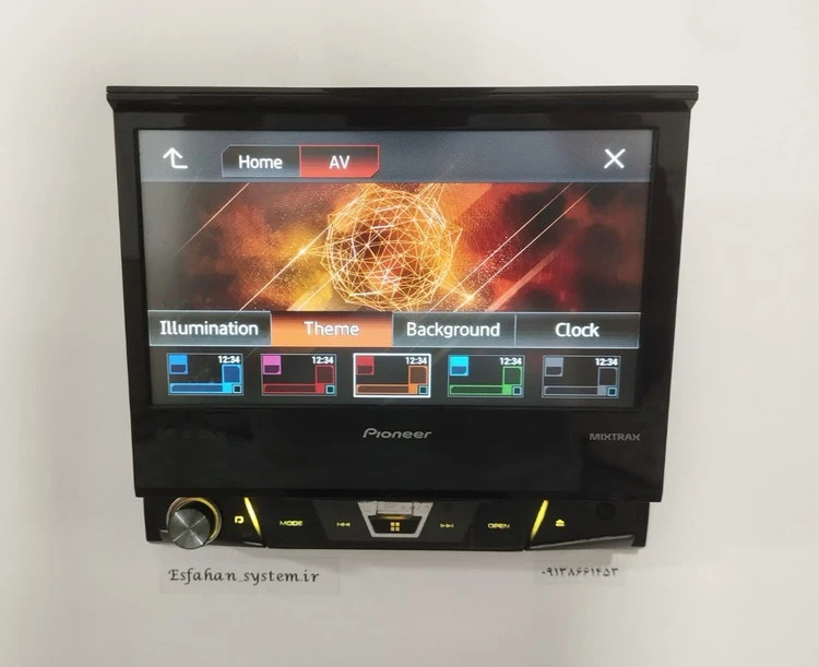 پخش رده بالا ایندش پایونیر AVH-p7750bt شش خروجه تصویری