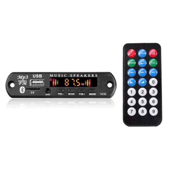 پخش کننده MP3 PLAYER پنلی بلوتوثی 12V