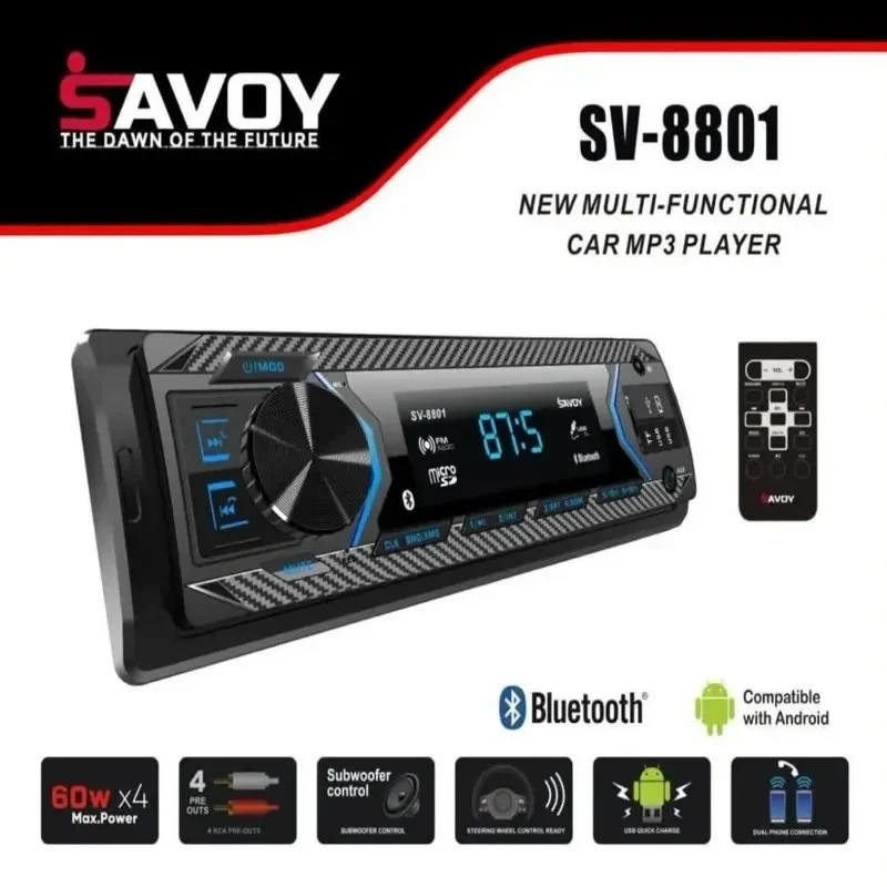 پخش کننده خودرو ساووی مدلSV-880۱