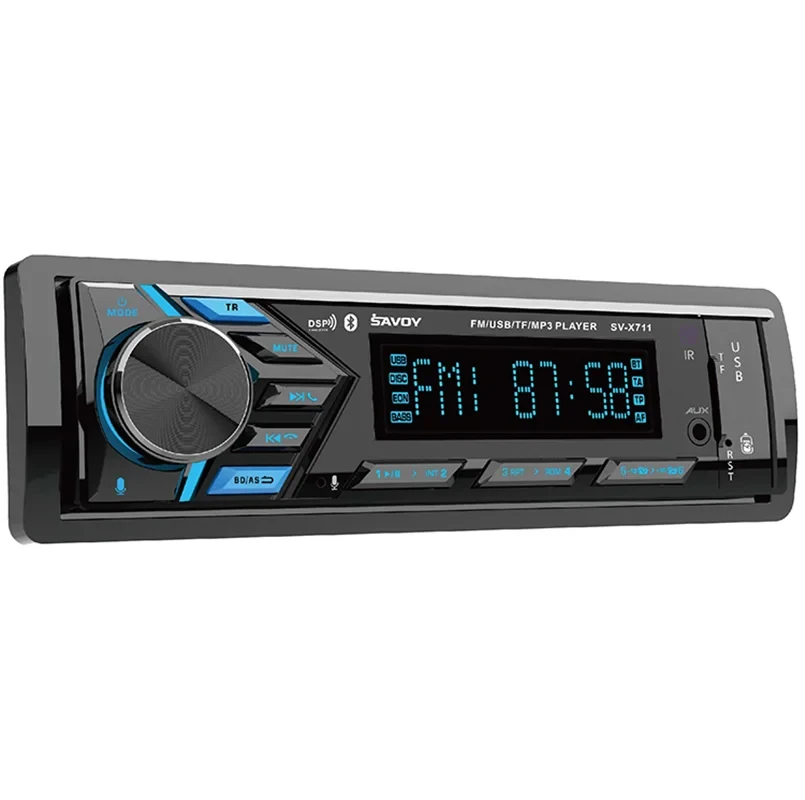 پخش کننده خودرو ۶خروجی پنل جدا ساووی مدل SV-X711