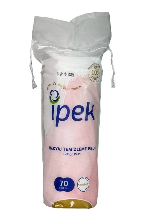 پد آرایشی ایپک (Ipek) مدل Cotton Pads بسته ۷۰ عددی