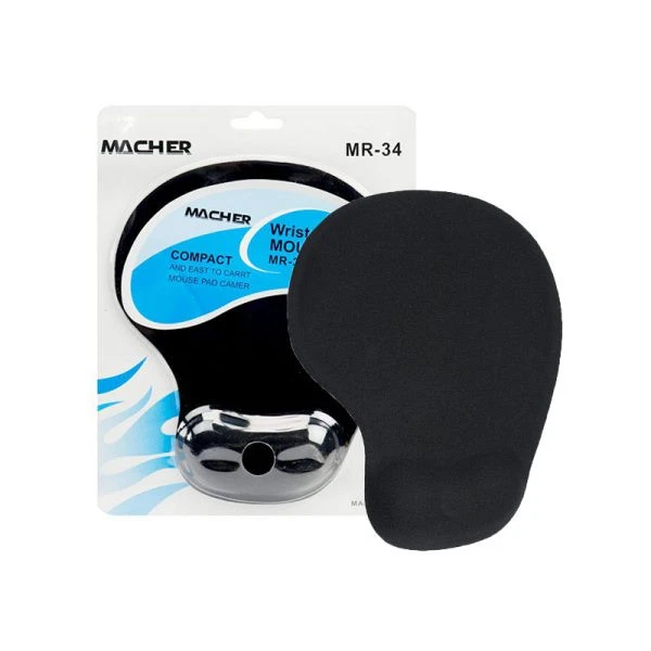 پد موس طبی MACHER مدل MR-34 – طراحی ارگونومیک برای کاهش خستگی مچ دست