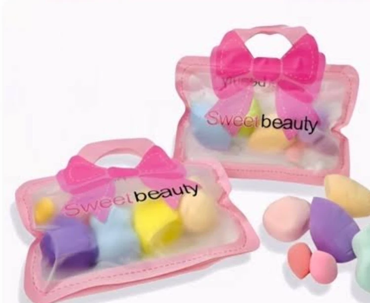پد میکس کیفی پاپیونی ۶ عددی SWEET BEAUTY | Sweet Beauty Bow Makeup Pads 6pcs