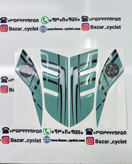 پدبرچسب گلگیر جلو موتور سیکلت ایروکس و nvx سبزفسفری