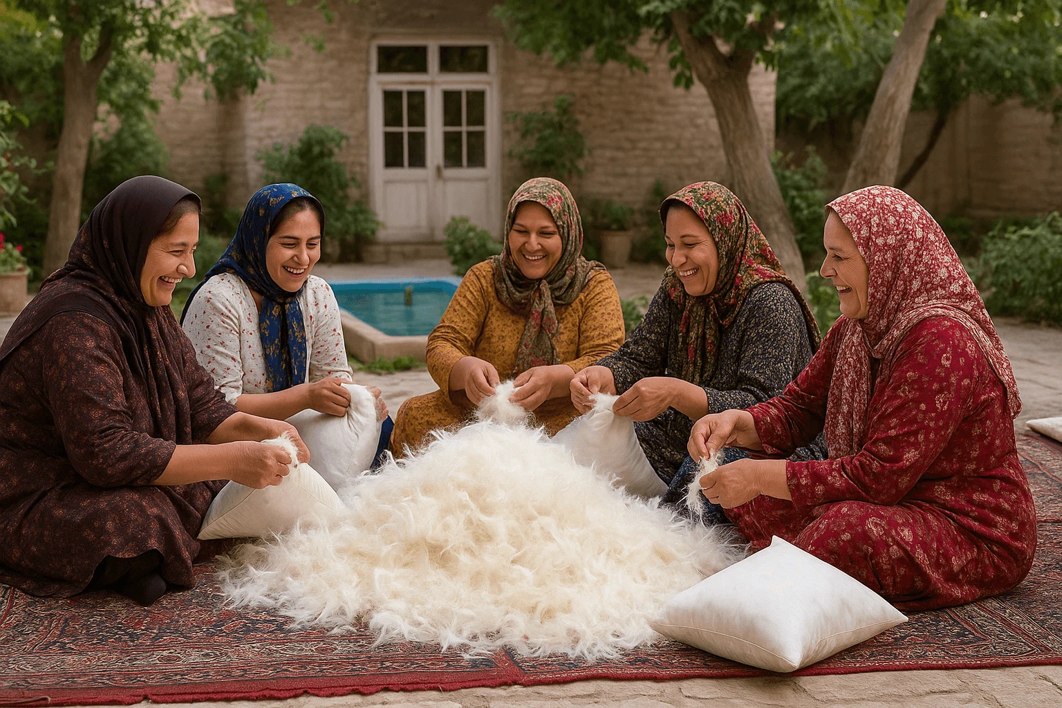 پر مرغ بهداشتی و استریلیزه شده برای بالش | بسته 15 کیلوگرمی