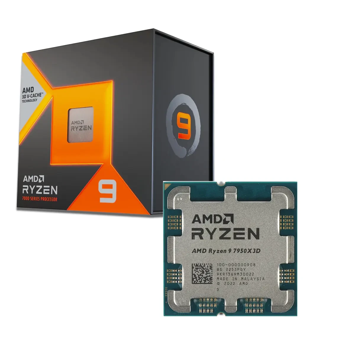 پردازنده AMD Ryzen 9 7950X3D BOX 16-Core 4.2GHz Socket AM5