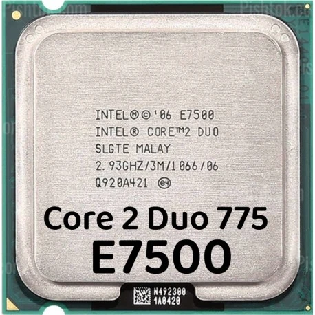 پردازنده اینتل Intel Core2 Duo E7500