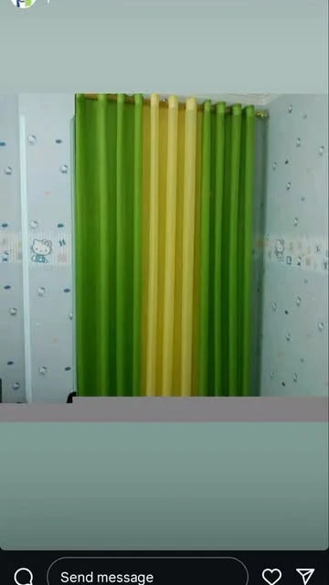 پرده اتاق حریر ساده رنگی مدل پانچ