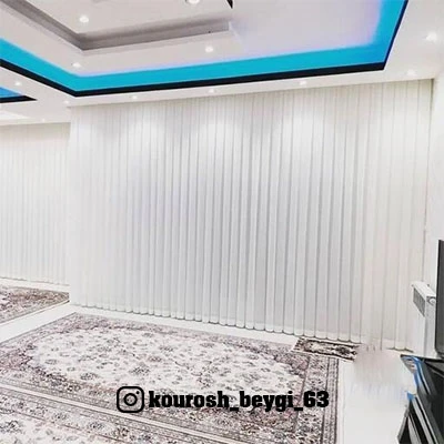 پرده حریر شاین پارس دکور درجه یک دوخته شده پانچ آماده در ارتفاع دلخواه (قیمت هر یک متر)