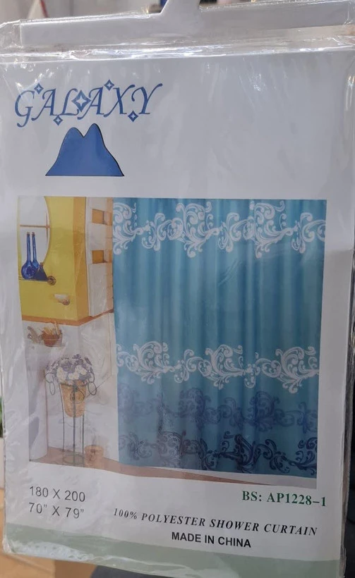 پرده حمام پارچه ای ضد آب قابل شستشو 180 * 200