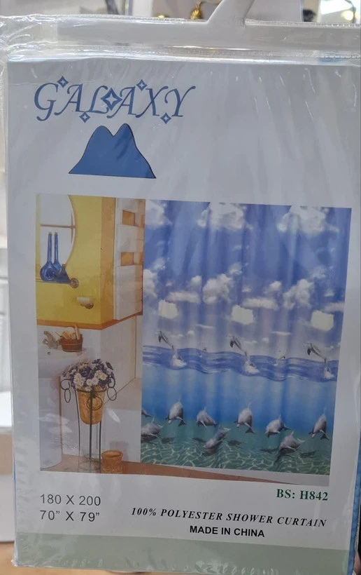 پرده حمام پارچه ای قابل شستشو ضد اب سایز 180*200
