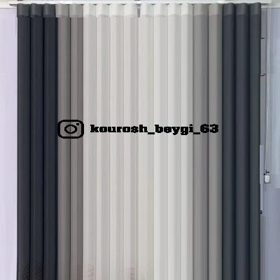 پرده ورتیکال حریر زنبوری بریلنت ترکیه