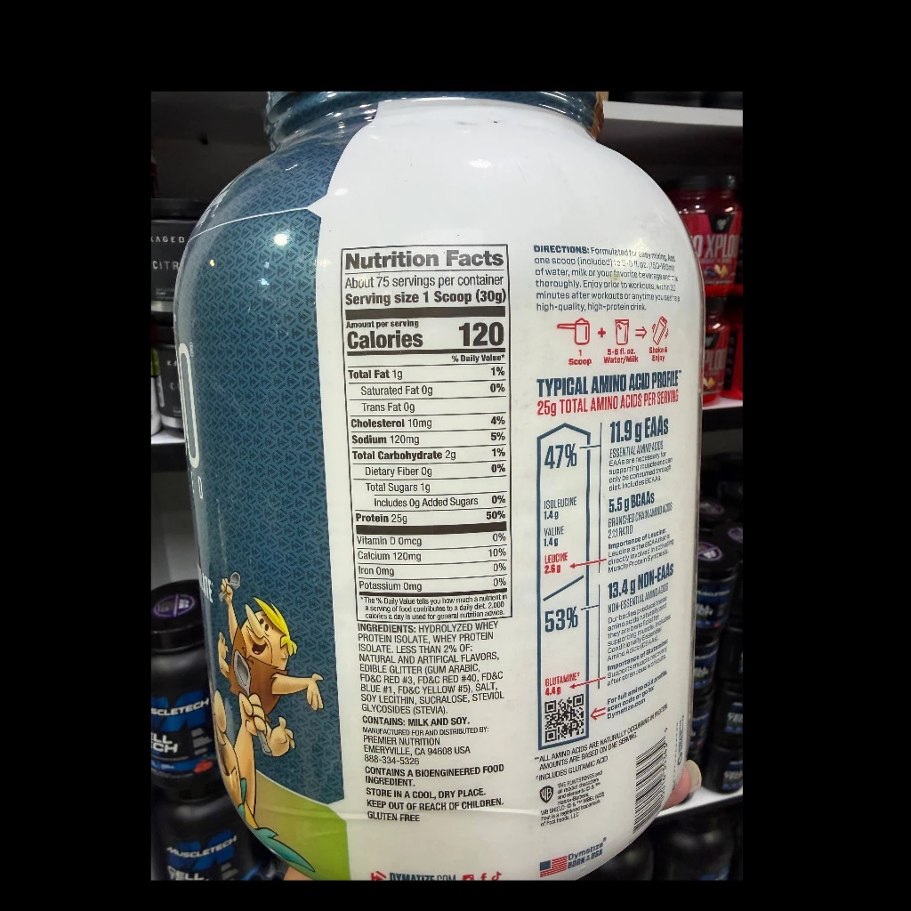 پروتئین ایزوله Dymatize ISO100 Fruity Pebbles | 5 پوند (2.3 کیلو)
