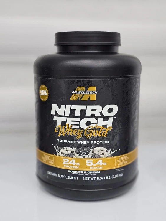 پروتئین نیتروتک وی گلد ماسل تک MuscleTech Nitro-Tech 100% Whey Gold