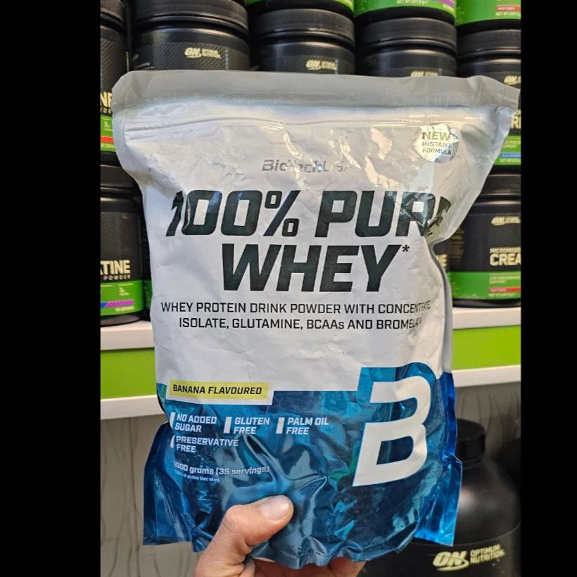 پروتئین وی 100٪ پیور بیوتک (BioTechUSA 100% Pure Whey) – 1 کیلوگرم (2.2 پوند)