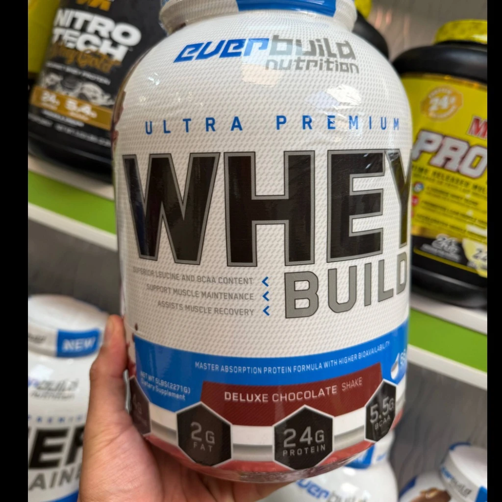 پروتئین وی بیلد اوربیلد نوتریشن اولترا پریمیوم 2.27 کیلوگرمی | Everbuild Nutrition Ultra Premium Whey Build  2.27 kg