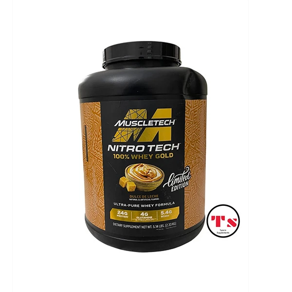 پروتئین وی نیتروتک ماسل تک 100% وی گلد Muscletech 100% whey gold