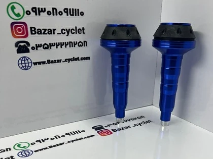 پروتکشن اسپورت بدنه موتور سیکلت cnc ابی (جفت)