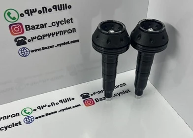 پروتکشن اسپورت بدنه موتور سیکلت cnc مشکی (جفت)