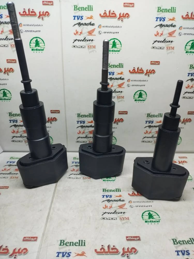 پروتکشن (محافظ) کامل بغل شاسی و تنه و اگزوز موتور sym گالکسی na nh اصلی مشکی (3 عددی)