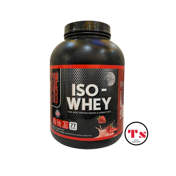 پروتیین وی ایزوله ماسل کور iso whey muscle core