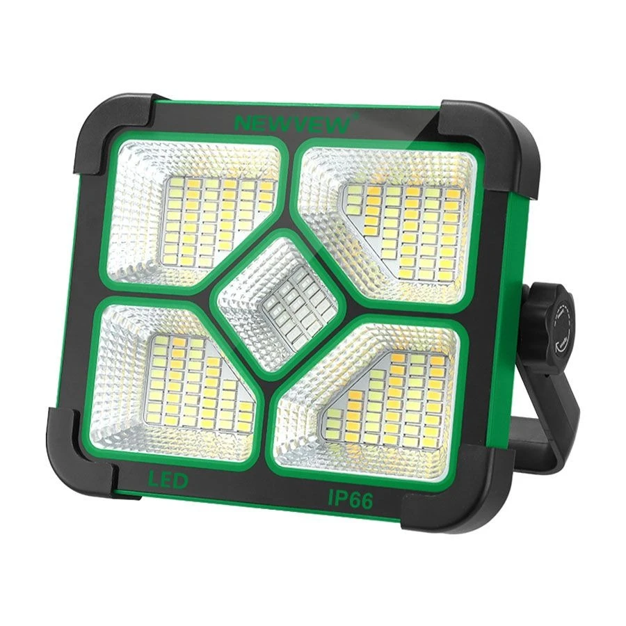 پروژکتور LED شارژی خورشیدی 200 وات NEWVEW Solar SpotLight NV-S1