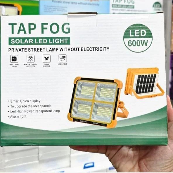 پروژکتور خورشیدی 600W وات شارژی مدل TAP FOG