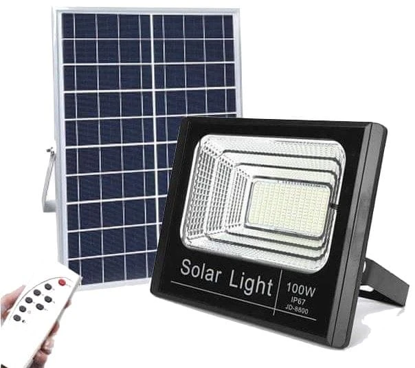 پرژکتور خورشیدی 100واتی jbp-100w-s هوشمند sunex کنترل دار
