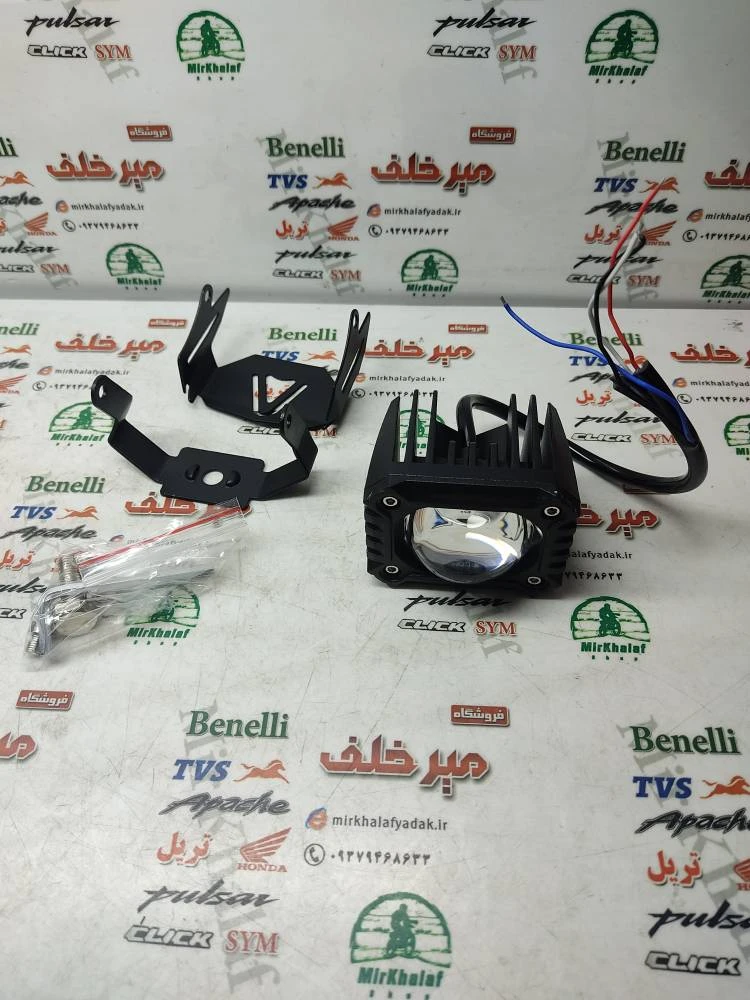 پرژکتور مربعی خطی 4 حالته 2 رنگی (سفید افتابی)