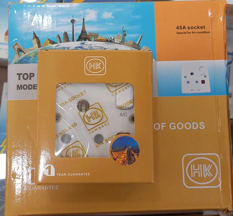 پریز 45 آمپر اچ کی مخصوص کولرگازی.