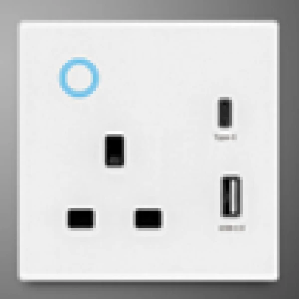 پریز دوگانه زیگ بی استاندارد انگلستان GS-UKWS01-Zigbee