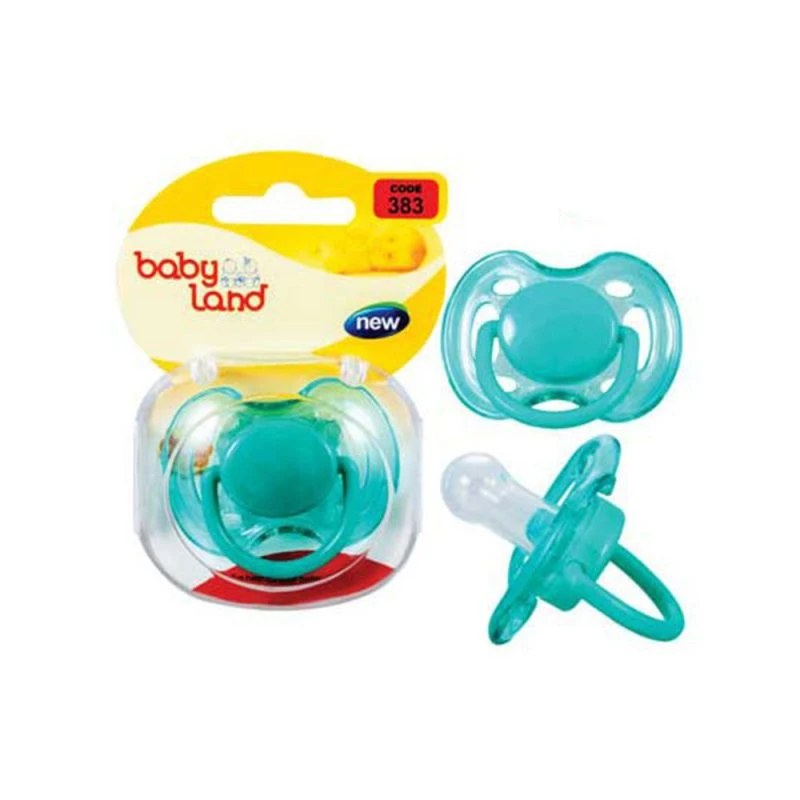 پستانک النا شفاف فندقی قاب کریستالی6-18 ماه بی بی لند babyland کد 384