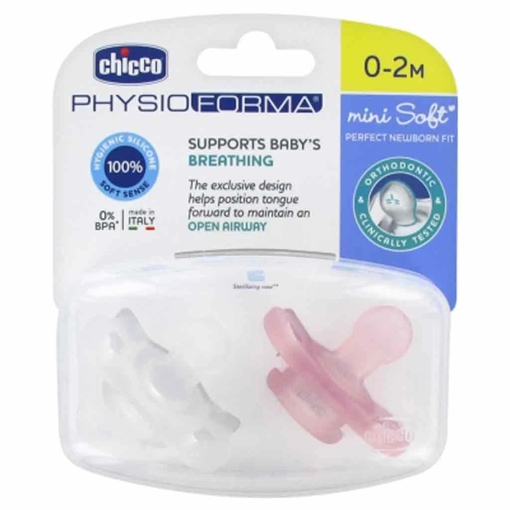 پستانک ایتالیایی چیکو Physio Chicco سیلیکونی 0 – 2 ماه