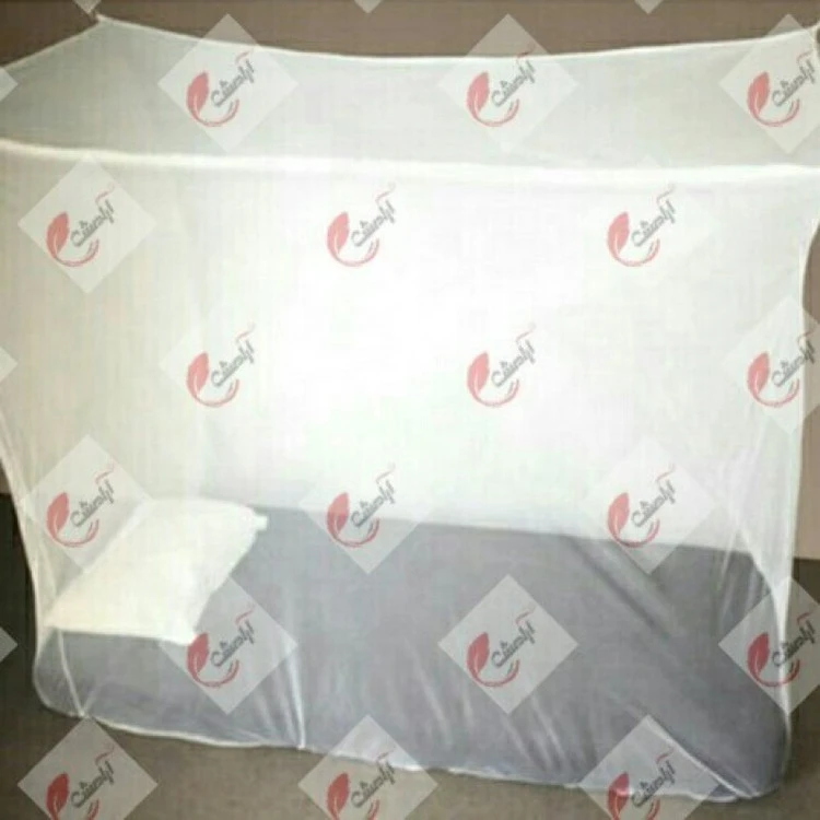 پشه بند حریر بدون کفه مخصوص تخت یک نفره 2*1 ارتفاع 2 متر