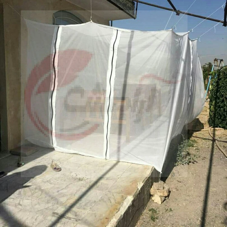 پشه بند حریر مدل نیمکت باغی برند خوشنام هگمتان سایز 4 در 2/5 ارتفاع 2